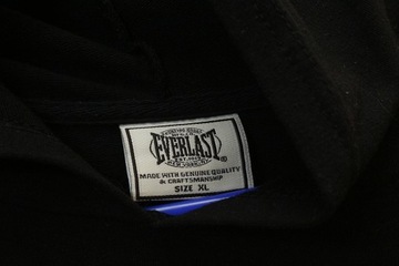 Everlast długa bluza z kapturem czarna black XL krótki rękaw