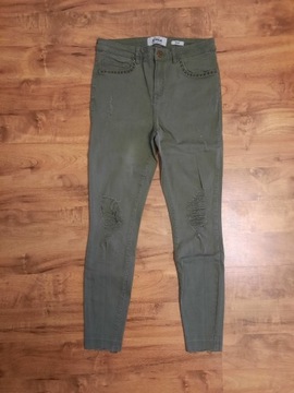 Jeansy skinny z rozdarciami Jenna New Look roz. 40