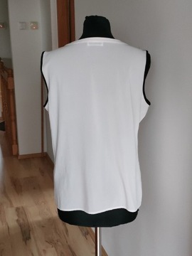 Calvin Klein bluzka zwiewna 40 L 42 XL ecru lato