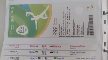 Olimpiada Rio2016 p. ręczna Polska-Słowenia i inne