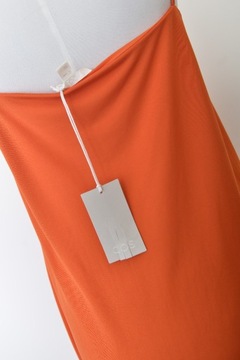 sukienka pomarańczowa COS na ramiączkach S
