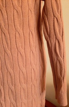 sweter golf sukienka tunika, s/m