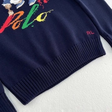 Sweter męski Ralph Lauren Teddy Bear Polo M