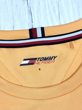 TOMMY HILFIGER Koszulka Męska Elastyczna Logo r S