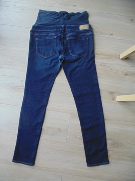 Spodnie ciążowe, jeansy, skinny, mama - R.12/Eur42