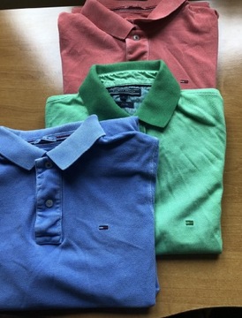 3x oryginalne polo Tommy Hilfiger rozmiar M