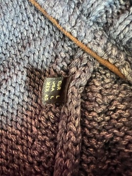 Massimo Dutti sweter granatowy L