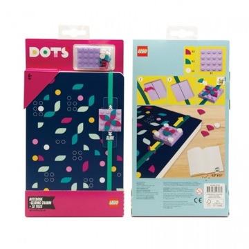 Notes Lego Dots z płytką i klockami do dekoracji