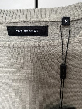 Męski szary sweter Top Secret nowy