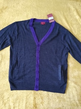 Sweter rozpinany Pierre Cardin, nowy. Rozm. M.