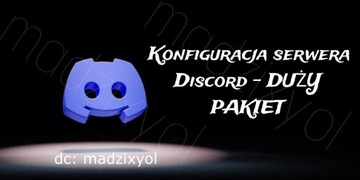 Konfiguracja serwera Discord DUŻY PAKIET