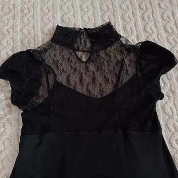 Sukienka czarna "Monnari" - nowa , rozm.42