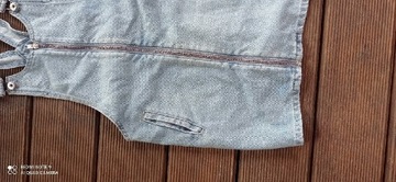 Sukienka jeansowa Cropp XS jasny jeans zip