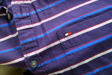 NOWA koszula TOMMY HILFIGER Slim Fit paseczki r. M