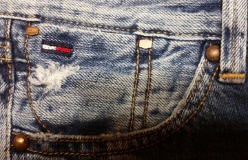 TOMMY HILFIGER Vintage W30 L34 jeansy 30/34 w31