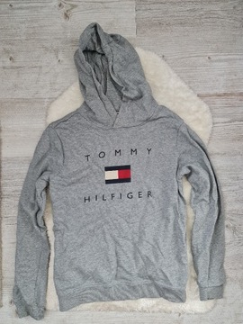 Bluza z kapturem Tommy Hilfiger Rozmiar M Szara 