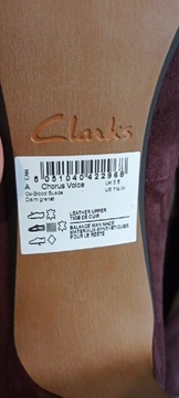 Skórzane szpilki, Clarks, rozmiar 38 