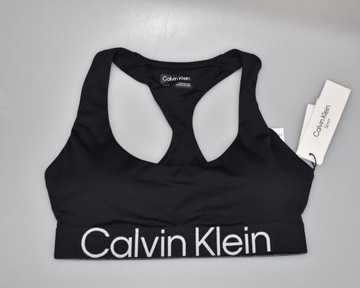 Biustonosz damski sportowy Calvin Klein czarny r.S