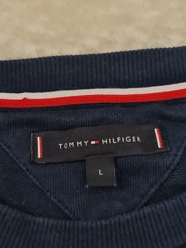 Bluza Sweter Tommy Hilfiger Rozmiar L Granatowy 