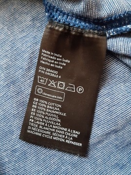 T-shirt męski koszulka oversize H&M z kieszonką XL