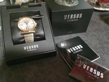 Zegarek  Versace Versus Nowy VSP1V0919 Złoty 