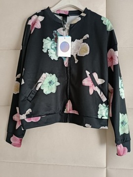 Bluza Monki 36 S kwiaty Zara H&M 