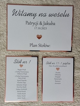 Plan stołów ślub wesele