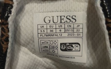 Guess Sneakersy Morens FL7MRN FAL12 WHIBR r.36