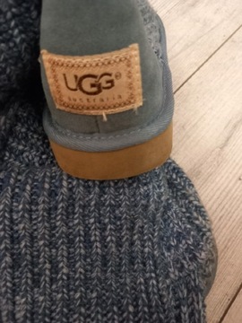 Kozaki UGG niebieskie