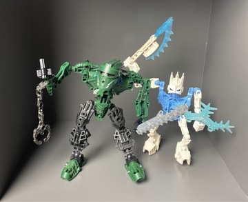 Bionicle  zestaw dwóch  figurek 