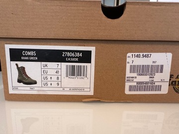 Dr. Martens Khaki/Jasnozielony Rozm 41 Nowe, Krk