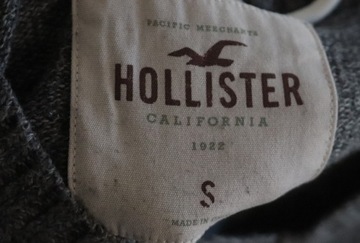 Hollister szary bawełniany oryginalny sweter S