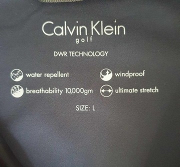 Kurtka wodoodporna Calvin Klein golf rozmiar L - NOWA, NIENOSZONA