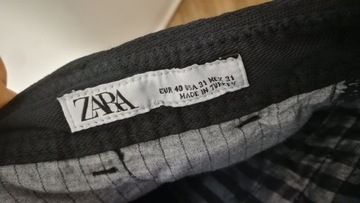 Chinosy eleganckie spodnie Zara Man