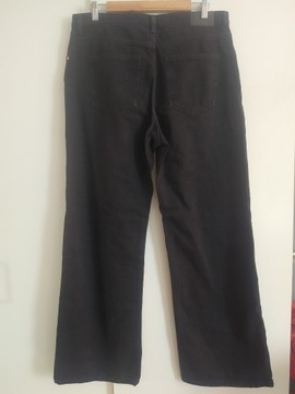 MONKI spodnie jeansy szeroka nogawka 33 L XL