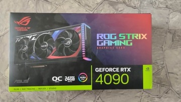 Pudełko RTX4090 asus rog strix gaming 24gb