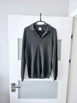 Nowy szary sweter Zara m 38 jedwab