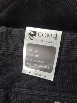 Com 4 spodnie męskie 5XL  sztruksy pas 126cm nowe