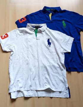 koszulka t-shirt polo Ralph Lauren biała XXL