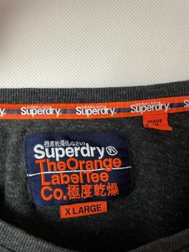 T-shirt SuperDry szary XL