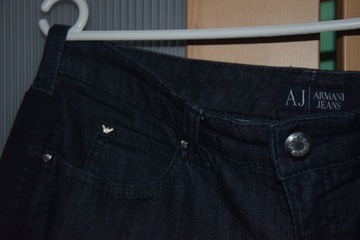 Jeansowe spodnie Armani Jeans 31 lampasy L