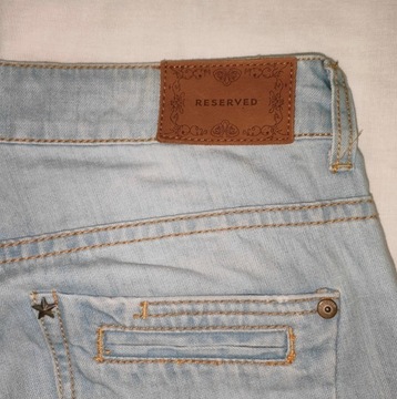 Spodenki jeansowe Szorty Reserved r. W38