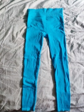 Sportowe legginsy niebieskie 38/M NewYorker