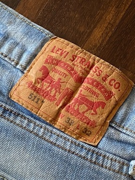 Levis 511 spodnie jeans pas 82 dł 101,5 33/32