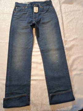 Levis 501 Slim '54 Premium Nowe  jeansy W33 L34