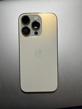 Korpus uzbrojony iPhone 14 pro złoty gold esim