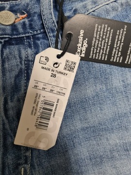NOWE SuperDry worker spodenki jeansowe szorty 28 S