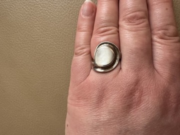 Siedem srebrnych pierścieni / pierścionków srebro