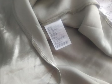 H&M spódnica satyna wiskozowa trapezowa  XL XXL