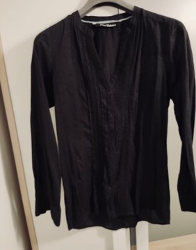 Butik koszula bluzka 100% Bawełna guziczki czarna